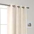 Heather Linen Grommet Blackout Curtains