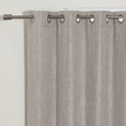 Heather Linen Grommet Blackout Curtains