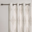 Royal Medallion Linen Blend Blackout Curtain
