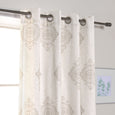 Royal Medallion Linen Blend Blackout Curtain