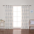 Royal Medallion Linen Blend Blackout Curtain