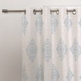 Royal Medallion Linen Blend Blackout Curtain