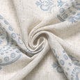 Royal Medallion Linen Blend Blackout Curtain