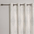 Royal Medallion Linen Blend Blackout Curtain