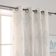 Royal Medallion Linen Blend Blackout Curtain