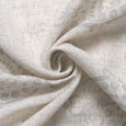 Royal Medallion Linen Blend Blackout Curtain