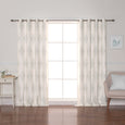 Royal Medallion Linen Blend Blackout Curtain