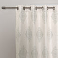 Royal Medallion Linen Blend Blackout Curtain