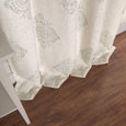 Royal Medallion Linen Blend Blackout Curtain