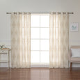 Royal Medallion Linen Blend Curtains
