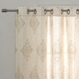 Royal Medallion Linen Blend Curtains