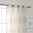 Royal Medallion Linen Blend Curtains