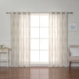 Royal Medallion Linen Blend Curtains