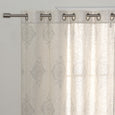 Royal Medallion Linen Blend Curtains