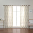 Royal Medallion Linen Blend Curtains