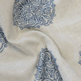 Linen Blend Medallion Blackout Curtain