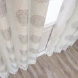 Linen Blend Medallion Blackout Curtain