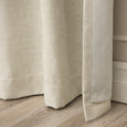 Linen Blend Blackout Curtain - Natural