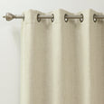 Linen Blend Blackout Curtain - Natural