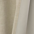 Linen Blend Blackout Curtain - Natural