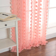 Sheer Pom-Pom/Daisy Curtains