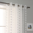 Sheer Pom-Pom/Daisy Curtains