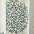 Linen Blend Medallion Curtains