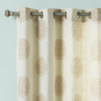 Linen Blend Medallion Curtains