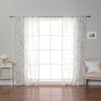 Sheer Watercolor Tree Branch Curtains