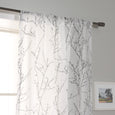 Sheer Watercolor Tree Branch Curtains