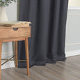 Faux Linen Room Darkening Curtain