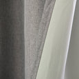 Faux Linen Room Darkening Curtain