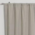 Faux Linen Room Darkening Curtain