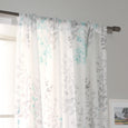 Sheer Watercolor Leaves Curtains