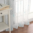 Sheer Watercolor Leaves Curtains