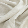 Linen Blend Ruffle Curtain - Natural
