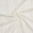 Faux Linen Checkered Curtains