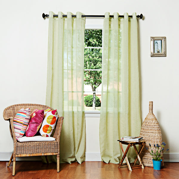 Crushed Voile Curtains