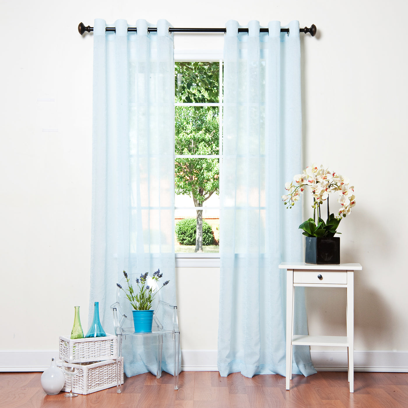 Crushed Voile Curtains