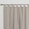Faux Linen Blackout Tab Top Curtain