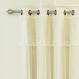 uMIXm Dimanche Tulle & Bronze Grommet Blackout Curtains