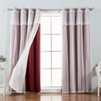 uMIXm Dimanche Tulle & Silver Grommet Blackout Curtains