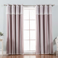 uMIXm Dimanche Tulle & Silver Grommet Blackout Curtains