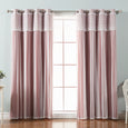 uMIXm Dimanche Tulle & Silver Grommet Blackout Curtains