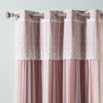 uMIXm Dimanche Tulle & Silver Grommet Blackout Curtains