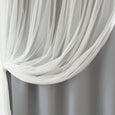 uMIXm Dimanche Tulle & Silver Grommet Blackout Curtains