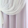 uMIXm Dimanche Tulle & Silver Grommet Blackout Curtains