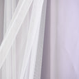 uMIXm Dimanche Tulle & Silver Grommet Blackout Curtains