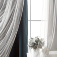 uMIXm Dimanche Tulle & Silver Grommet Blackout Curtains