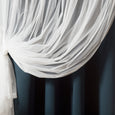 uMIXm Dimanche Tulle & Silver Grommet Blackout Curtains